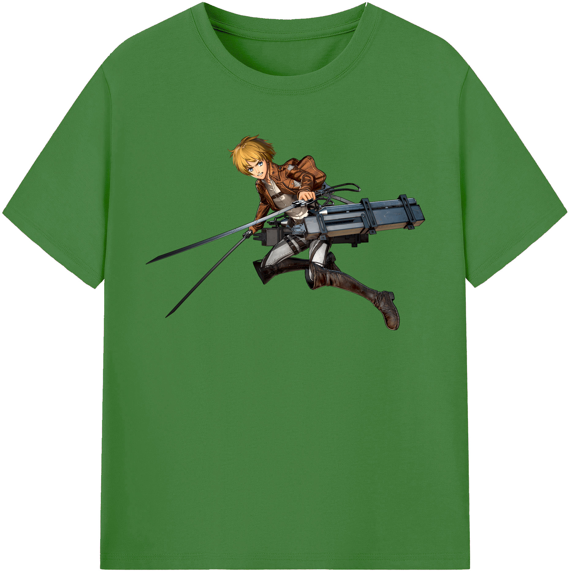 （画像用） 進撃の巨人 アルミン·アルレルト Attack on Titan Armin Arlert レディースカジュアルプリントTシャツ（綿100％）
